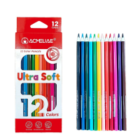 Карандаши цветные 12 цв. ACMELIAE Ultra Soft мягкие 43125