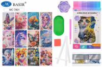 Картина алмазная  Basir 10*15 см Для Детей МС-7801 частичная выкладка