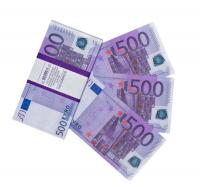 Сувенир Пачка купюр 500 евро (80 купюр) AD0000064