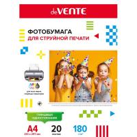 Фотобумага deVENTE А4 180гр, 20л, глянец 2042900