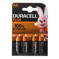 Батарейка Duracell LR06 АА PLUS 4шт/уп.