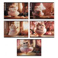 Альбом для рис. 8 л. Prima Cat,  на скобе EK 63437