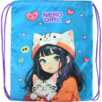 Сумка для смен/об Attomex. NekoGirl 35*43см 1отд. на завязке 7040571