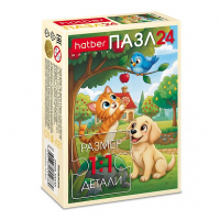 Пазлы 24 эл. Хатбер А5 182*128мм -Приключения друзей- ассорти 24ПЗ5 ГША ЧЕСТНЫЙ ЗНАК
