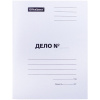 Скоросшиватель мелован., "Дело" картон, 280 г/м2, пробитый, белый 257306